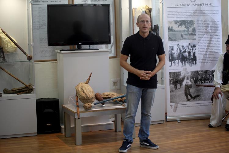 Презентација свирања на гајдама у Народном музеју Ниш