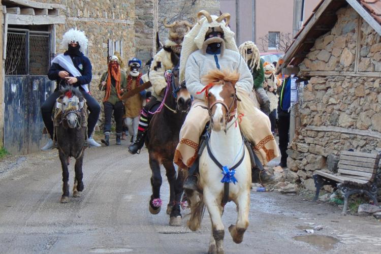 Маскирна поворка - пролазак коња